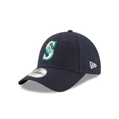 Blue Seattle Mariners Hat - New Era MLB The League 9FORTY Adjustable Caps USA2489350